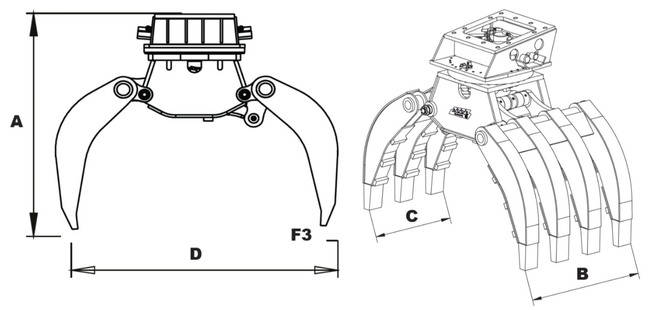 ARG Rotating Stone Grapple Diagram